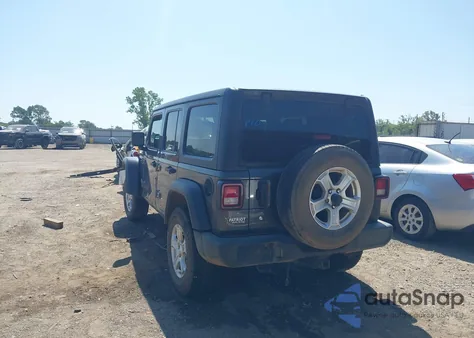 2020 Jeep Wrangler Unlimited Sport S 4X4 из США, поврежденный, VIN 1C4HJXDN8LW269864